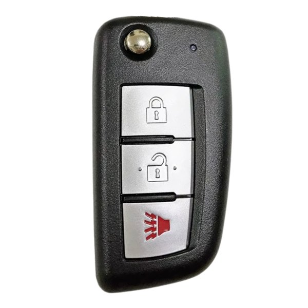 Chave Completa Nissan Kicks 433Mhz 4A 3 Botões
