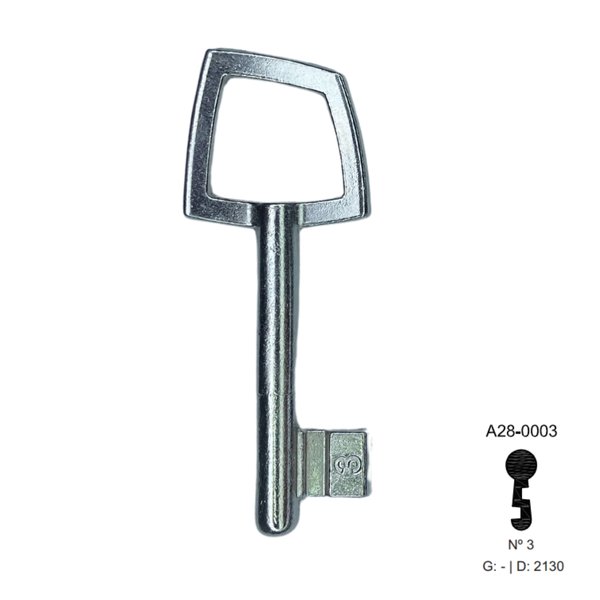 Chaves Soprano Original Fechadura N°3