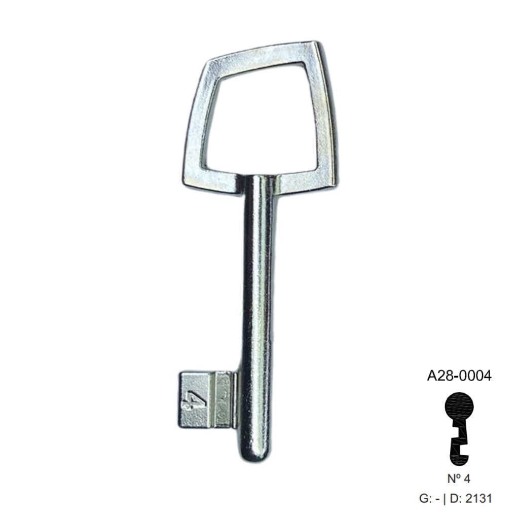 Chaves Soprano Original Fechadura N°4